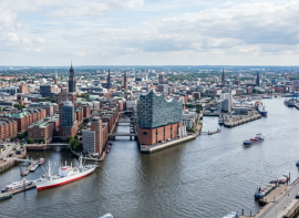 Jobcenter Hamburg - Blick auf die Elster